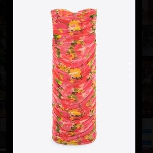 Zara printed tulle corset dress